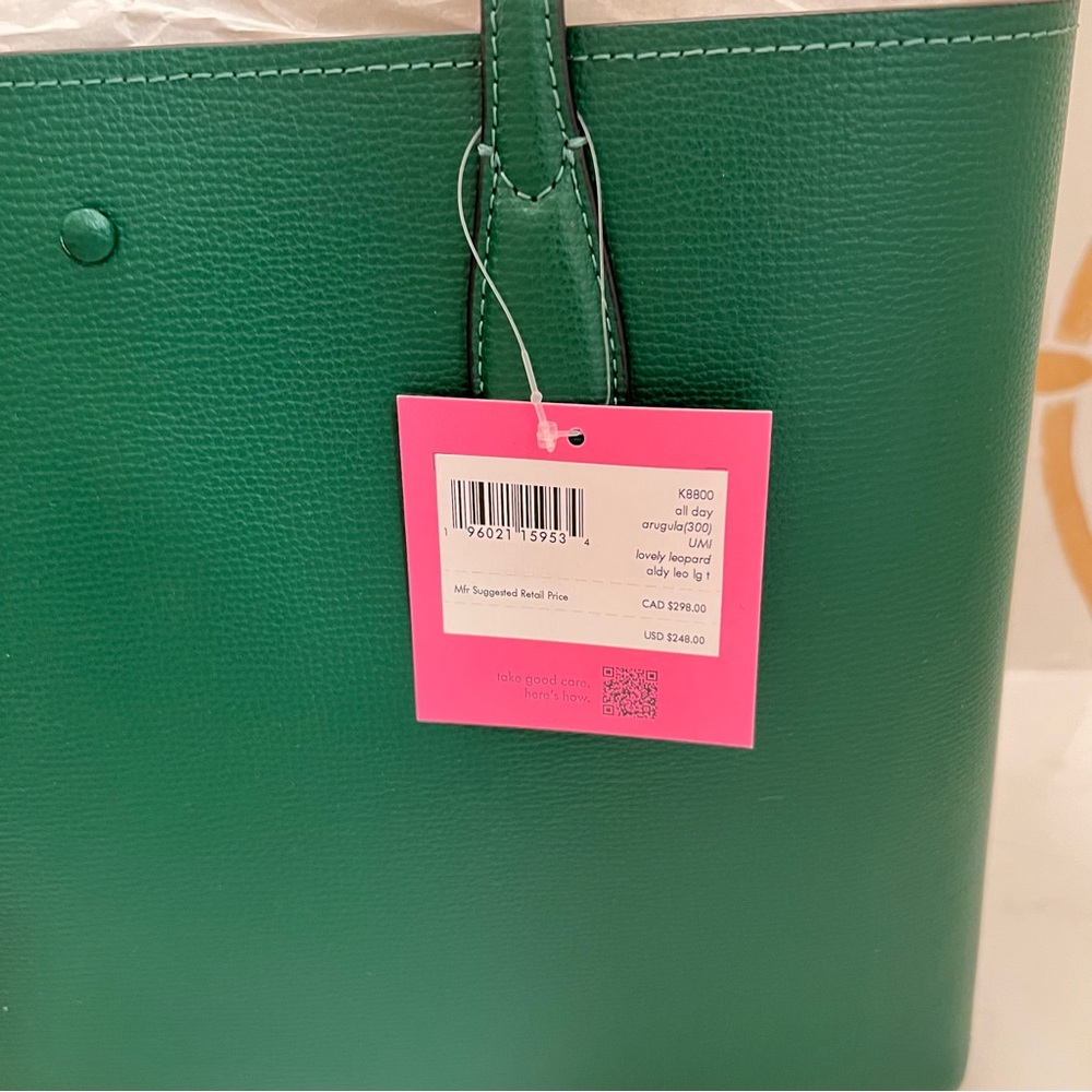 Kate Spade All Day Large Emerald Green Tote - Picture 4 of 11
